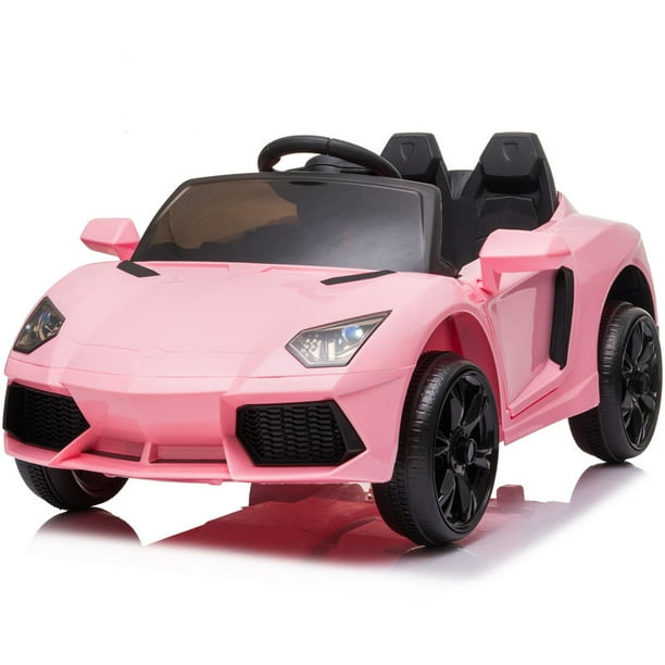 Kids Ride on Car Toys 12V Battery Music LED Light Parent Control PINK